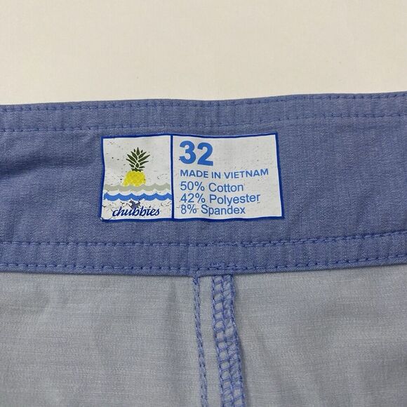 Chubbies Men’s Blue Multicolor Tropical Parrot Boardshorts Size 32 Stretch - Picture 5 of 7